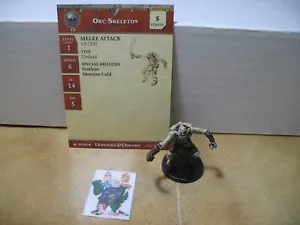 =Dungeons and Dragons D&D UNDERDARK Orc Skeleton 55/60 con tarjeta= - Imagen 1 de 1