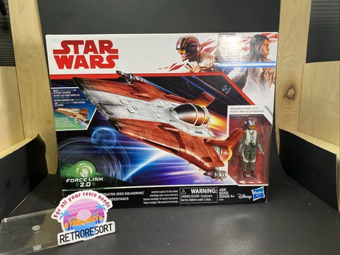 Star Wars Force Link 2.0 Resistance A-Wing Fighter & Pilot (Red) SEALED NEW Cover