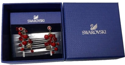 Pendientes Swarovski × Hello Kitty Colaboración con Caja - Rojo Nuevo Japón Foto 1 de 4