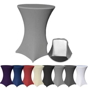 Stehtischhusse Stretch für Bistrotisch Fußlaschen Ø 60 cm,70 cm,80 cm,Höhe 120 c - Bild 1 von 18
