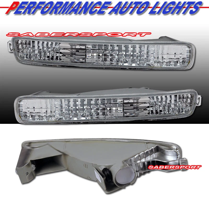 Juego de pares de luces de parachoques Euro Clear Signal para Honda Accord 1996-1997 Foto 1 de 1