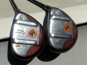 Power Play Golf Bi-Metal Copper 3 & 5 Fairway Woods Power Plus Graphite Shafts - Picture 1 of 12
