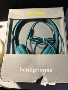 Heyday Wired On-Ear Padded Headphones Built In Microphone Open Box - Picture 1 of 7
