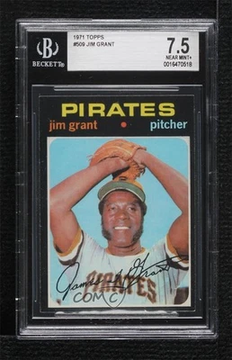 1971 Topps Mudcat Grant #509 BGS 7.5 - Image 1 of 2