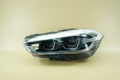 干净! 2018-2022 宝马 X2 左 LH 司机侧 LED 车头灯原始设备制造商 18 19 20 21 22 — 第 1/4 张图片