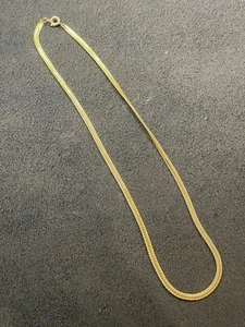 Collier Chaîne Dorée Ras De Cou Vintage - Picture 1 of 5