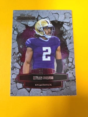 2021 Wild Card Alumination NIL - Draft-Driven Kyler Gordon #ANDD-36 Purple (RC) - Image 1 of 2
