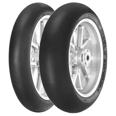 COPPIA GOMME PIRELLI 100/80-10 DIABLO SBK SC1 NHS + 180/60-17 DIABLO SBK SC3 NHS - Immagine 1 di 4