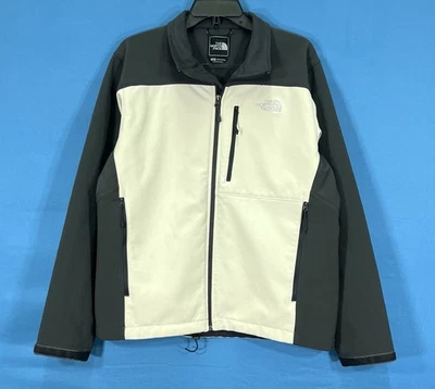 THE NORTH FACE Apex Bionic ETHER GRAY Softshell FLEECE LINED Zip-Up JACKET Sz M - Image 1 of 4