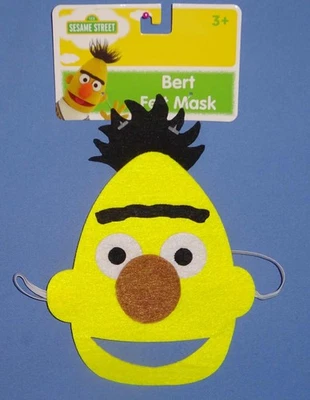 Disfraz de Plaza Sésamo Máscara de Fieltro-Bert-Vestir para Niños-NUEVO CON ETIQUETAS-ENVÍO GRATUITO Foto 1 de 3