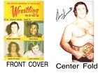 #116 The Living Legend Bruno Sammartino signed Wrestling Book Poster w/COA  