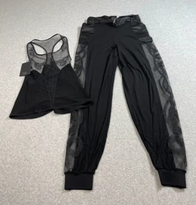 Thistle And Spire Medusa Pant Tank Woman S Black Embroidered Snake Sexy Lingerie - Picture 1 of 19