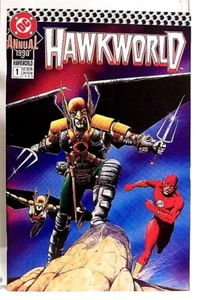 Cómics/cómics de DC "HAWWWORLD" anual #1 (1990) (spin-off de HAWKMAN) - Imagen 1 de 1
