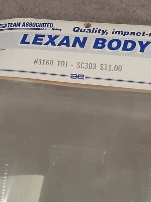 VINTAGE TEAM ASSOCIATED RC12 RARE #3160 TOJ SC 303 BODY ULTRA RARE NOS  - Image 1 of 4