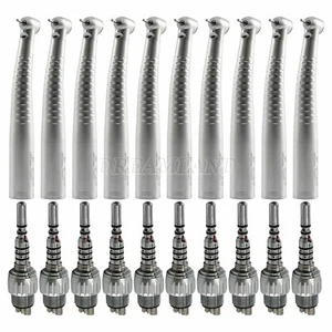 10 Dental Optik LED Handstück + Schnellkupplung 6 Loch 360° schwenkbar passend kavo - Bild 1 von 12