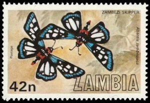 ZAMBIA 222 (SG318) - Patrón Zambezi "Abantis zambesiaca" (pa84231) - Imagen 1 de 1