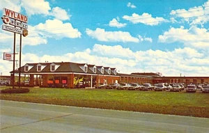 Tarjeta postal del concesionario Cadillac 1971 IN Clarksville Burt Wyland Pontiac NA01 - Imagen 1 de 2