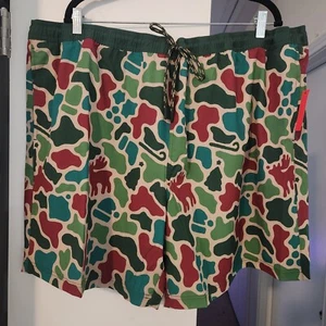 NEW Magellan Outdoors Fish Gear Men's 3XL Water-repellent Camo Boat Shorts NWT - Picture 1 of 7