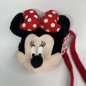 RUZ Disney Minnie Mouse Minnie Plush Zippered Bag Purse Kids W Tag Read - Picture 1 of 6
