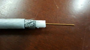 COLEMAN CCI 821010 RG11 14AWG QUAD SHIELD 60/40% CATV COMMUNICATION COAX CABLE - Picture 1 of 2