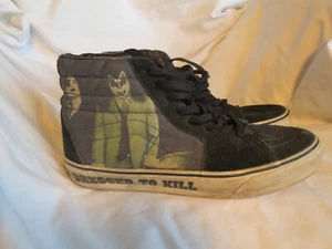 Vans Sk8 shoes KISS "Dressed To Kill" Rare Size 8 - Picture 1 of 8