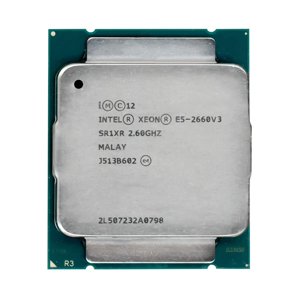 Server CPU Intel Xeon E5-2660 v3 2.6GHz Socket 2011-3 SR1XR - Image 1 of 2