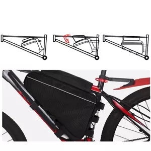 Upgrade Your For EBIKE with the Black Electric Bicycle Triangle Battery Bag - Picture 1 of 20