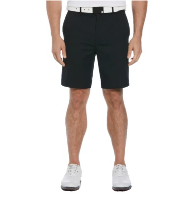 $40 Grand Slam мужчин - плоский передний расширяемый пояс гольф короткие - черный - 32 Вт новый - Изображение 1 из 4