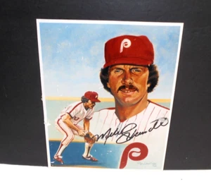 Mike Schmidt Phillies 8 x 10 signed Foto Autogramm Vintage 1985 - Bild 1 von 7