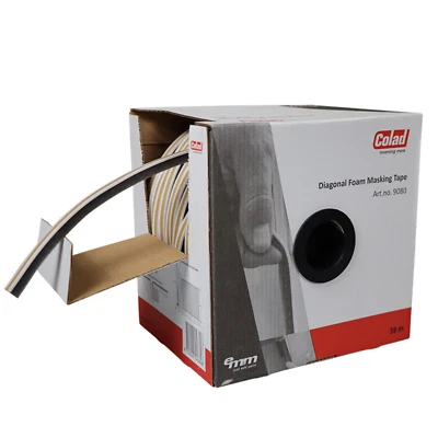 Cinta adhesiva de espuma diagonal multiusos Colad para puertas 9080 Foto 1 de 4