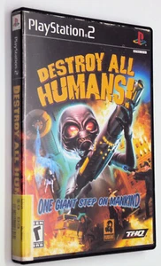 DESTROY ALL HUMANS Videogioco PlayStation 2 PS2 Disco e Custodia, Senza Manuale, 1 Giocatore - Foto 1 di 4