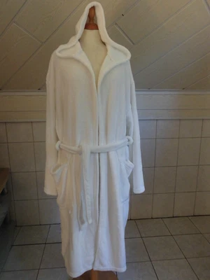 Kuscheliger Damen Bademantel mit Kapuze - Gr. XL ca.44/46 - Saunamantel - Bild 1 von 4