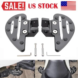 Black CNC Cut Passenger Floorboard For Can Am Spyder F3 / F3-S / F3-T 2015-2025 - Picture 1 of 12