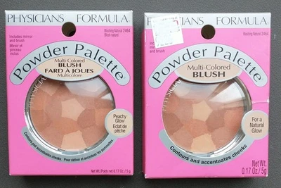 2 Physicians Formula Powder Palette Multi Colored Blush Blushing Natural #2464 - Image 1 of 2