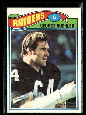 1977 Topps George Buehler Oakland Raiders #137 - Image 1 of 2