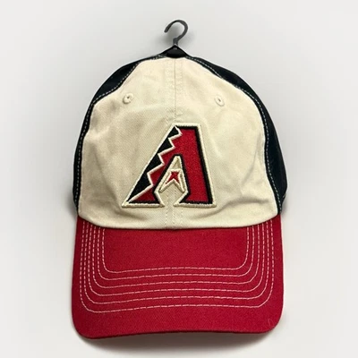 Fan Favorite Mens MLB Arizona Diamondbacks Red White Black Strapback Hat NWT NEW - Image 1 of 4