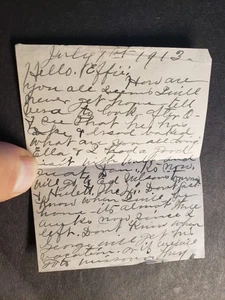 ALVA, CROOK County, WYOMING 1913 Postcard WYO to CASTLE ROCK, SD w/ letter - Picture 1 of 3