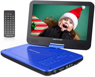 DBPOWER 12.5" Portable DVD Player with 10.5" Swivel Screen Car Built-In 5 Hours - Image 1 of 4