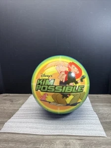 Vintage Brunswick Disney Kim Possibile Viz-A-Ball palla da bowling non forata 10 libbre, anni 90 - Foto 1 di 4