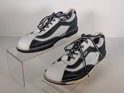LEFT HANDED Dexter Black & White SST 6 Performance Woman's Bowling Shoes Sz 9.5M - Image 1 of 4