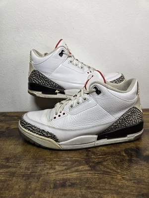 Air Jordan 3 Retro Blanco Cemento 2010 Hombre’s Zapatos Tenis Talla 11  Foto 1 de 4