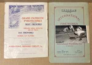 Catalogo Società Internazionale Fuochi d'Artificio ~1926 Gran Pirotecnica Patriottica Y - Foto 1 di 9