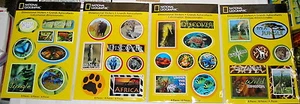 National Geographic Animals Dimensional Stickers 4ea Different Sets 59G - Picture 1 of 6