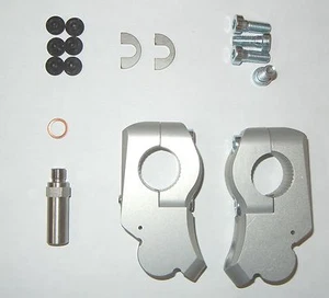 Handlebar Risers for BMW F800GT 50mm appx 2" rise add comfort to your next ride - Picture 1 of 2