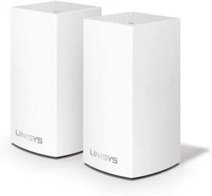 Linksys Velop WHW0102 Whole Home Mesh WiFi System (AC1300, 2-Pack) White - Picture 1 of 6