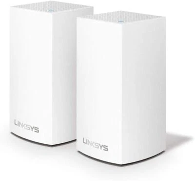 Linksys Velop WHW0102 Whole Home Mesh WiFi System (AC1300, 2-Pack) White - Image 1 of 4