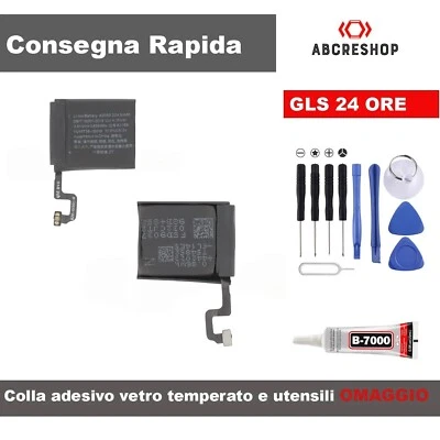 BATTERIA PER APPLE WATCH SERIE 4 GENERAZIONE A1977 40 mm BATTERY A2058 224.9 mAh - Immagine 1 di 3