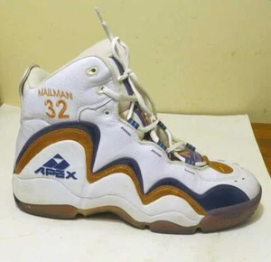 Rare Karl Malone "Mailman" Size 16 Apex Sneaker From Alleged Personal Collection - Picture 1 of 8
