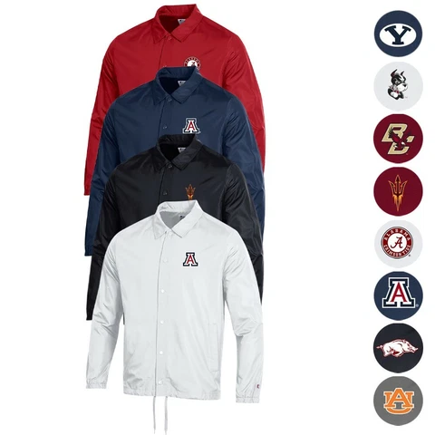 Champion NCAA Men's Classic Coaches Jacket Collection Cover