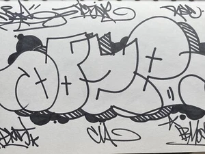 Doze Green Original Art Barry McGee Banksy Futura 2000 Shepard Fairey Phil frost - Picture 1 of 2